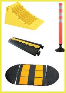 Dodatna varnost omejevalniki koles, ležeči policaji, ločilniki pasov Dodatna varnost omejevalniki koles, ležeči policaji, ločilniki pasov